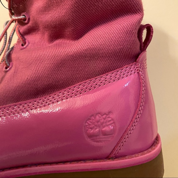 Hot Pink Timberland Boots - Picture 5 of 9